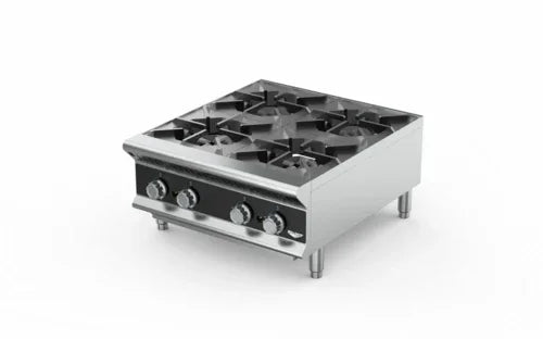 Vollrath HPG4-24 | Hotplate Gas | 24" Countertop with 4 Burners