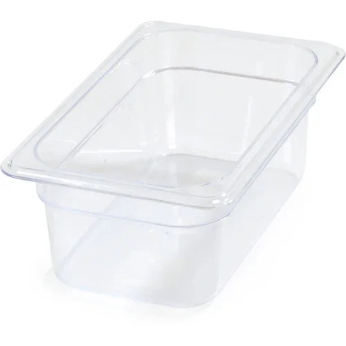 Carlisle 3068107 | StorPlus Food Pan 1/4 Size 2.8 qt Clear Polycarbonate