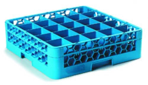 Carlisle RG25-114 | OptiClean Dishwasher Glass Rack 25 Compartments with Extender