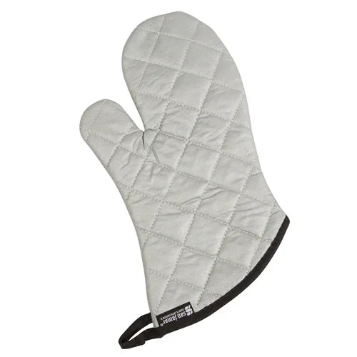 Carlisle 801SG13 | San Jamar | Oven Freezer Mitt 13 in Silicone Silver