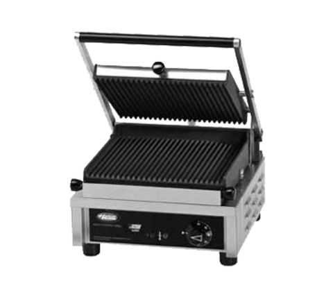 Hatco MCG10G-120 Multi Contact Grill, 10 in , single, grooved top & bottom pla