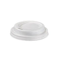 Leone Q3009 Disposable Cup Lid, (7.3 cm), for disposable cup (Q3001), biodegradable/composta