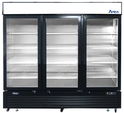 Atosa MCF8724GR Refrigerator Merchandiser, three-section, 81-9/10 in W x 31-1/2 in D x 81-1/5 in