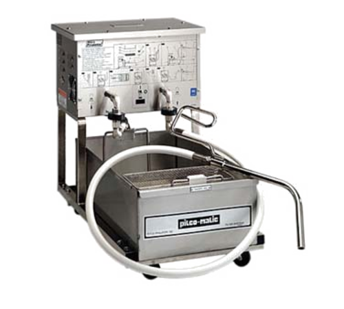 PITCO P14 fryer filter mobile with 55 lb oil capacity and 18 gauge stainless steel