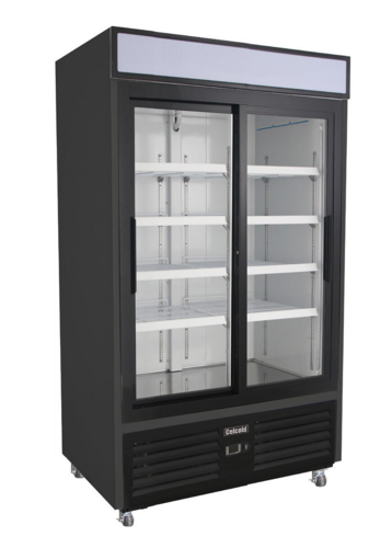 Celcold CR41SGDM Refrigerator, reach-in, two-section, 47-1/4 in W x 28 in D x 78-9/10 in H, 36 cu