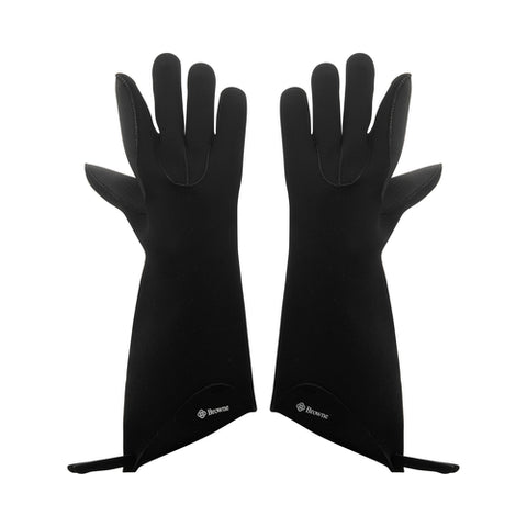 Browne 5430702 KitchenGripsr Pro 5-Finger Glove, 17 in L, FLXaPrene, with straight & inverted z