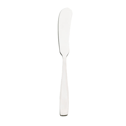 Browne 503022 Modena Butter Spreader, 7 in , bent, 18/10 stainless steel, satin finish
