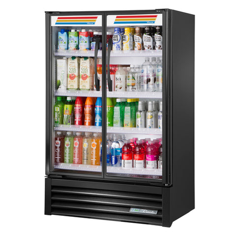 True TVM-36SL-HC~VM03 Slim Line Visual Refrigerated Merchandiser, two-section, visual merchandiser ver