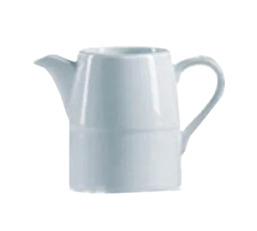 Arcoroc S1518 Creamer, 8-1/2 oz., 3-3/8 in H, large, handled, Aluminite material, extra strong