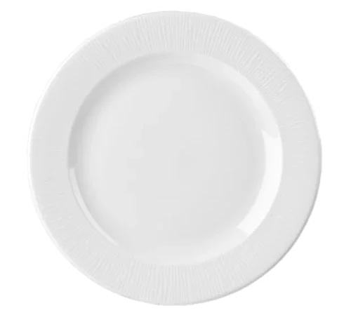 Churchill WHBALF581 Plate 10-7/8 in Diameter Round Footed Stackable Rolled Edge
