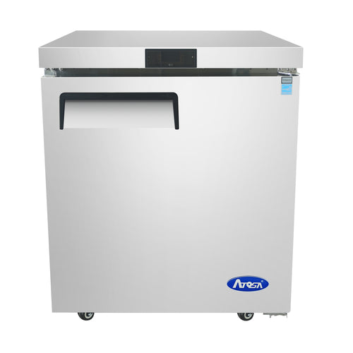 Atosa MGF8405GR Atosa Undercounter Freezer, reach-in, one-section, 27-1/2 in W x 30 in D x 34-1/