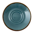 Tableware Solutions 51RUS010-193 Saucer, 6-1/2 in  dia., double-well, scratch resistant, oven & microwave safe, d