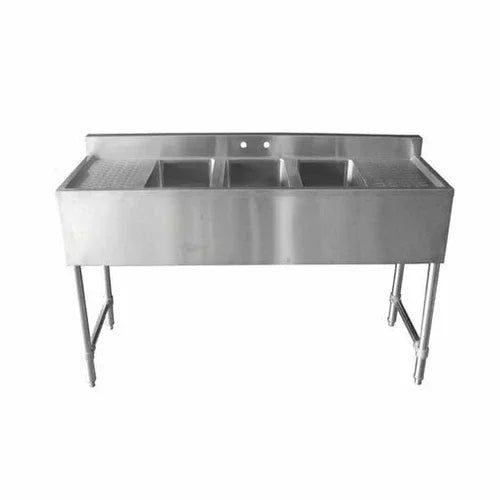 EFI SIB-3B-60 | Versa Steel | Underbar Sink 3-Compartment 60 in | NSF