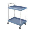 Metro BC2636-2DMB  - Deep Ledge Utility Cart, 2-tier with open base, 38-3/4 in W x 27 in