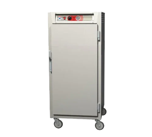 METRO C567-SFS-L Heated Holding Cabinet Mobile 3/4 Height with Solid Doors