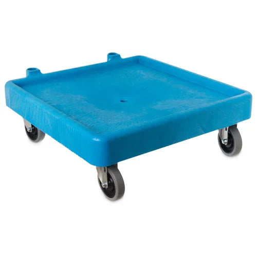 Carlisle C223614 | Opticlean Glass Rack Dolly | 350 lb capacity, platform design, blue