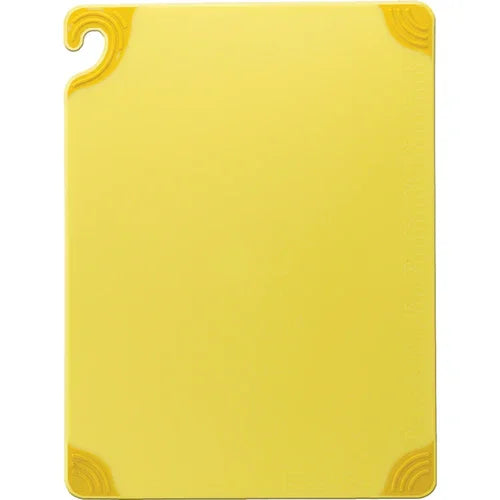 Carlisle CBG182412YL | San Jamar | Saf-T-Gripr Cutting Board 18x24 inch Yellow