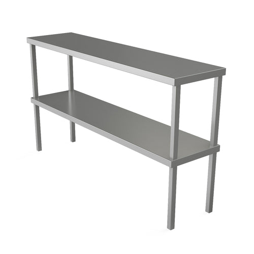 Tarrison TA-DOS1236 Double Overshelf, table mount, 36 in W x 12 in D x 30 in H, includes mounting br