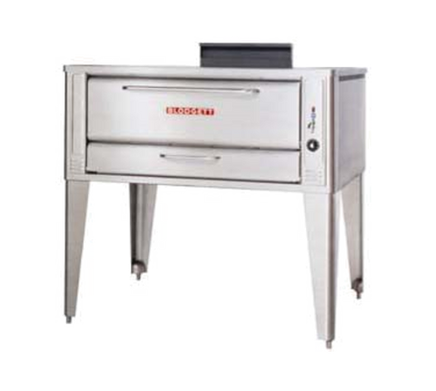 Blodgett 1048 DOUBLE Pizza Oven, deck-type, gas, 48 in W x 37 in D deck interior, (2) 10 in  high sec