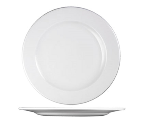 Churchill WH  VP9 1 Plate, 9 in  dia., round, rolled edge, microwave & dishwasher safe, ceramic, eco