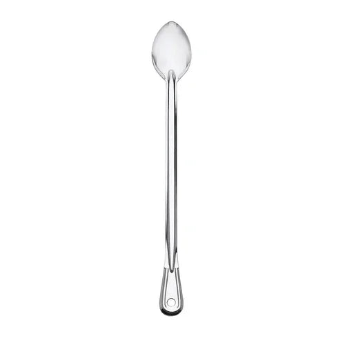 Browne 4780 Serving Spoon, 18 in L, solid, extra long reinforced handle, deep groove, 1.5 mm