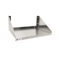 Omcan 40212 (40212) Microwave Shelf, wall mount, 24 in W x 20 in D x 14 in H, 18/304 stainle