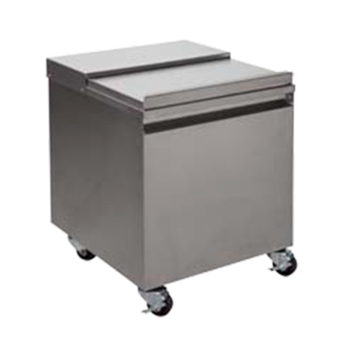 Tarrison TA-IBM100 Ice Bin, mobile, 22-1/4 in W x 24 in D x 28-1/2 in H, up to 125 lbs. capacity, r