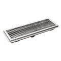 Omcan 44610 (44610) Floor Trough, 12 in  x 60 in , with stainless steel grating