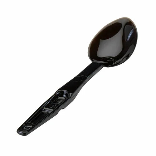Cambro SPO13CW110 | Deli Spoon 13 in Solid Notched Back Polycarbonate Black