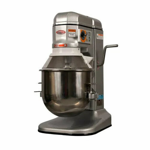 BAKEMAX BMPM012 Planetary Mixer 12 qt Capacity Countertop Gear Driven 3 Speed