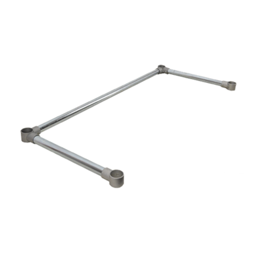 Omcan 38035 (38035) Leg/Cross Bracing, for 48 in W x 24 in D work tables, galvanized steel