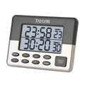 Taylor 5261500 Timer, digital, dual LCD, times up to 23 hours, 59 minutes & 59 seconds, counts