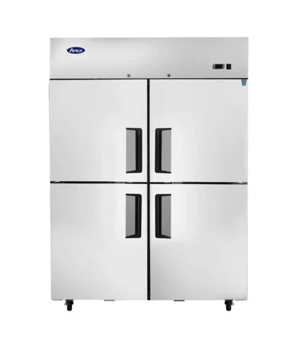 Atosa MBF8011GR | Refrigerator, reach-in, two-section  51-3/4 in W x 31-3/4 in D x 81-1/4 in