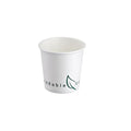Leone Q3000 Disposable Cup, 3.8 oz. (115 ml) 6.0 cm dia., 6.0 cm height, biodegradable/compo