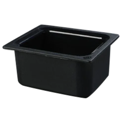 Carlisle CM110103 | Coldmaster Food Pan 1/2-size 6 in Deep Black