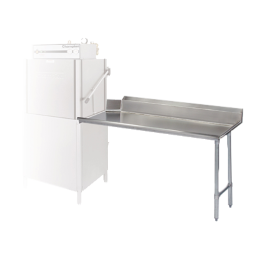 Tarrison TA-CDT48L Clean Dishtable, straight design, 48 in W x 30 in D, right-to-left operation, 3-
