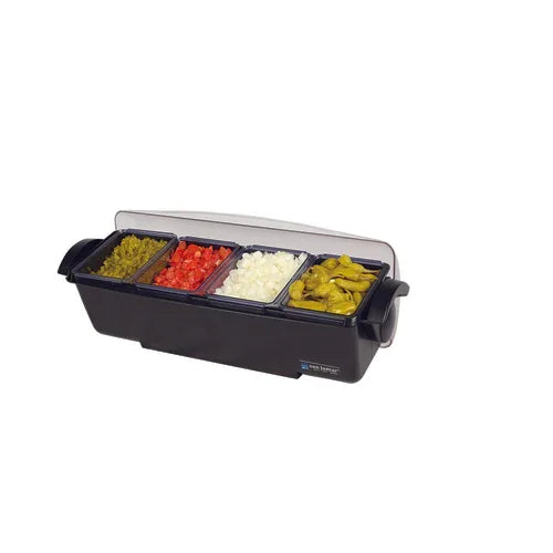Carlisle BD4004 | San Jamar | The Domer Condiment Center 22 in L x 7-1/2 in W