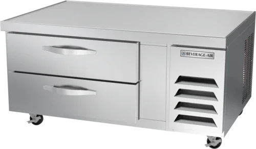 Beverage Air WTFCS48HC Freezer with Worktop Cook Stand and Two Drawers