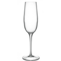 Luigi Bormioli A09233BYL02AA06 Champagne/Flute Glass, 8.25 oz., reinforced rims, curved bowl shape, heat treate