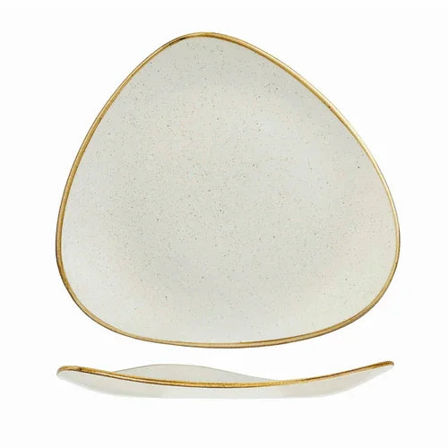 Churchill SWHSTR121 Plate 12-1/4 in Triangular Coupe Rolled Edge Microwave Safe