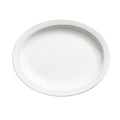 Browne Palm 563968 Platter, 11-1/2 in  (29.2cm), oval, porcelain, white, Browne Palm