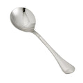 Browne 503217 Luna Bouillon Spoon, 5-7/10 in , 18/10 stainless steel, mirror finish