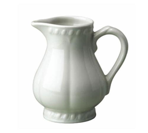 Churchill W   BJ251 Jug, 5 oz., with handle, rope embossed gadroon rolled edge, fluted, microwave &