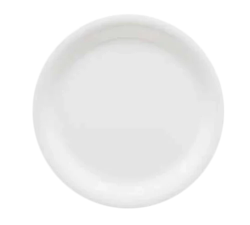 Get NP-7-DW Diamond White | Plate 7-1/4 in dia round narrow rim break-resistant