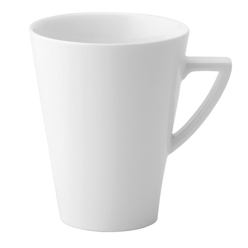 Anton Black / Piata ABZ03082 Latte Mug, 12 oz. (0.35 L), with handle, porcelain, microwave and dishwasher saf