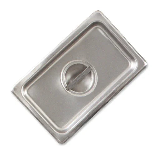 Browne 22240 Steam Table Pan Cover, 1/2 size long, 20-4/5 in L x 6-2/5 in W, solid, flat, han