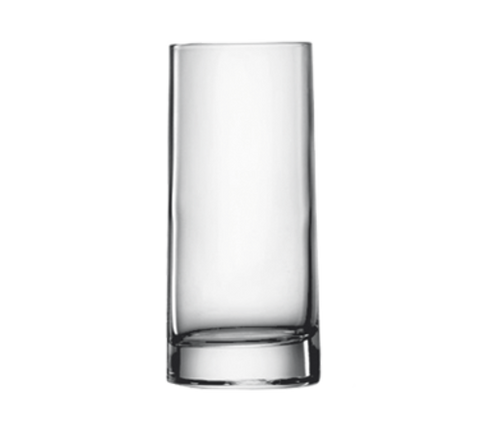 Luigi Bormioli A09838BYL02AA06 Hi-Ball Glass, 10.5 oz., 2-3/4 in  dia. x 6 in H, oval shaped bottom, round rim,