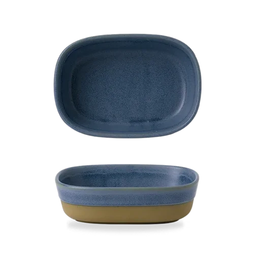 Churchill EMBLED171 Deep Dish 6-3/4 x 4-3/4 x 2 with Glazed Finish