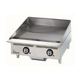 Star Mfg 824TA Ultra-Maxr Griddle, countertop gas, 24 in  W x 24 in  D cooking surface, 1 in  t