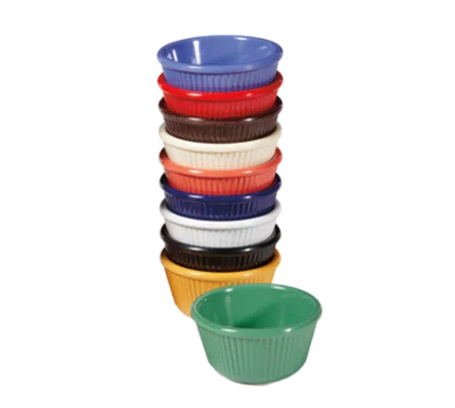 Get RM-401-BK | Ramekin 4 oz Fluted Cone Shape